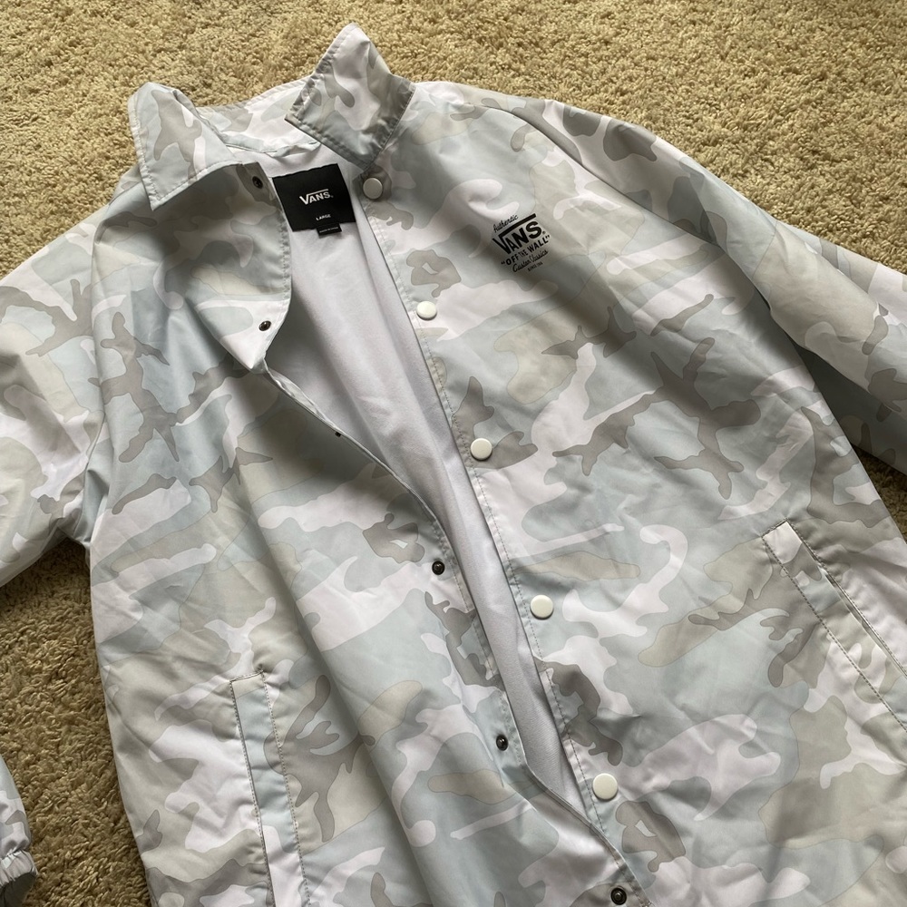 VANS torrey windbreaker jacket white camo - Picture 4 of 4
